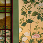 Обои ручная роспись Four Seasons Original colourway on painted Xuan paper with gold ombre варинант исполнения - 3 | Loft Concept в Барнауле