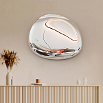 Абстрактная скульптура на стену в виде капли воды Water Outline варинант исполнения - 4 | Loft Concept в Барнауле