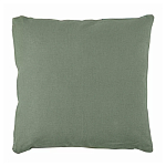 Подушка декоративная хлопковая мятного цвета с абстрактным принтом Elysian Flow Breeze варинант исполнения - 2 | Loft Concept в Барнауле