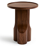 Приставной столик из массива дерева Walnut Triple варинант исполнения - 3 | Loft Concept в Барнауле