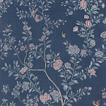 Обои ручная роспись Houghton Dark Blue варинант исполнения - 3 | Loft Concept в Барнауле