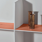 Дизайнерский стеллаж с вертикальными и горизонтальными полками Gio Ponti D.357.1 D.357.2 Rack варинант исполнения - 2 | Loft Concept в Барнауле