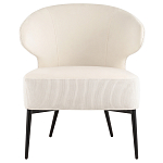 Современное мягкое кресло на металлических ножках Rakush Milk варинант исполнения - 2 | Loft Concept в Барнауле