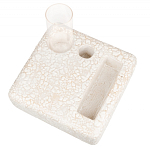 Керамический столик на деревянных ножках «Квадро» варинант исполнения - 1 | Loft Concept в Барнауле