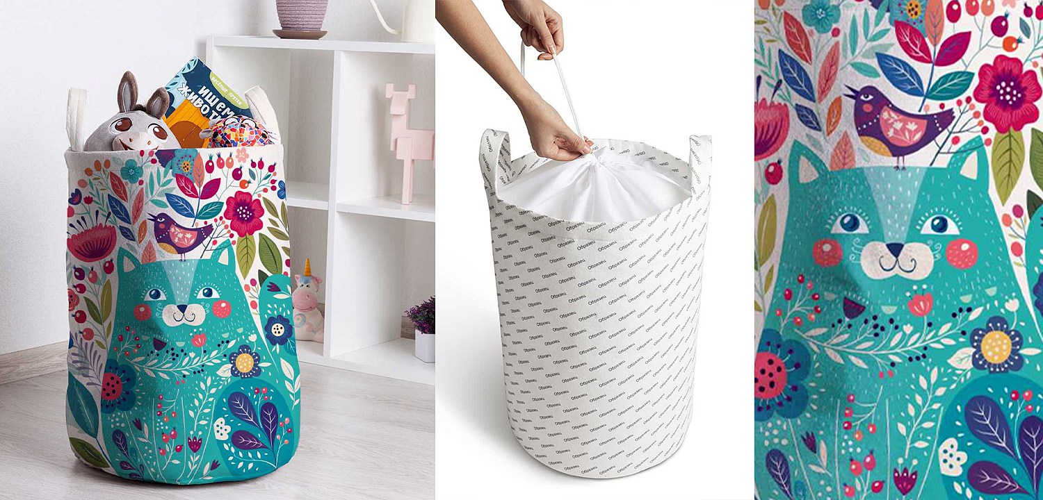 Корзина Funny Cat Basket Корзина Funny Cat Basket - Loft-Concept в Барнауле