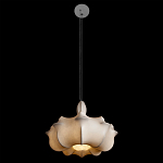 Подвесной светильник с белым фигурным абажуром и мягкими волнистыми краями Cloud Motion  варинант исполнения - 3 | Loft Concept в Барнауле