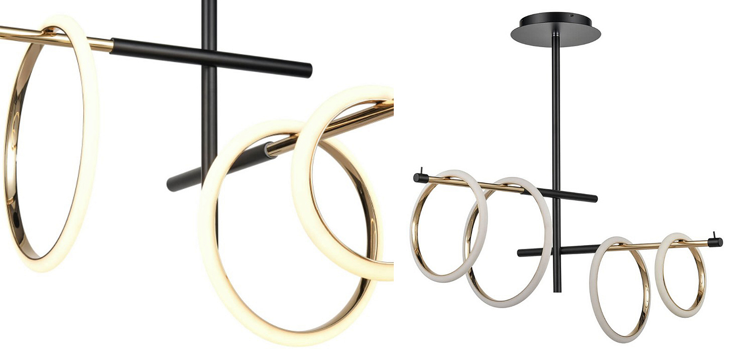 Люстра Jessenia Rings Chandelier 4 Люстра Jessenia Rings Chandelier 4 - Loft-Concept в Барнауле