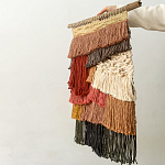 Текстильное Панно с бахромой варинант исполнения - 3 | Loft Concept в Барнауле