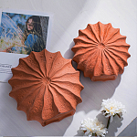 Ваза керамическая в виде круглой терракотовой морской раковины Galapagos варинант исполнения - 5 | Loft Concept в Барнауле