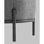 Пуф Стоун букле Fluffy темно-серый варинант исполнения - 4 | Loft Concept в Барнауле