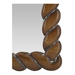 Зеркало с текстурной рамой из натурального дерева  Pine Wall Mirror варинант исполнения - 3 | Loft Concept в Барнауле