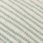 Чехол на подушку мятного цвета с бахромой и объемным узором Ethnic mix варинант исполнения - 2 | Loft Concept в Барнауле