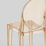 Прозрачный стул с янтарным оттенком LOUIS GHOST CHAIR варинант исполнения - 6 | Loft Concept в Барнауле