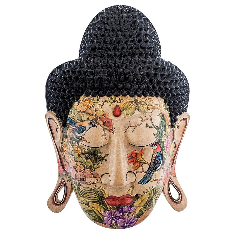 Маска ручной работы деревянная расписная Balinese Mask Мульти Маска ручной работы деревянная расписная Balinese Mask Мульти в Барнауле | Loft Concept