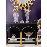 Корзиночка из прозрачного стекла с бронзовой ручкой Eden Garden варинант исполнения - 5 | Loft Concept в Барнауле