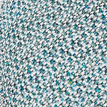 Дизайнерское круглое мягкое кресло в голубой пестрой обивке Roux Round Armchair варинант исполнения - 7 | Loft Concept в Барнауле