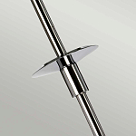 Подвесной светильник хромированного цвета с граненым прозрачным стеклянным плафоном Elstead Lighting варинант исполнения - 6 | Loft Concept в Барнауле