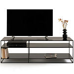 ТВ-тумба стальная с полками Chad TV-Stand варинант исполнения - 3 | Loft Concept в Барнауле