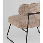 Кресло лаунж Kate букле капучино варинант исполнения - 3 | Loft Concept в Барнауле