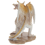 Декоративная статуэтка Дракон Dragon Beige Gold Statuette варинант исполнения - 4 | Loft Concept в Барнауле