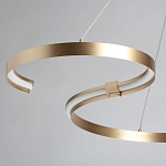 Люстра подвесная светодиодная в виде волнообразной ленты Ribbon Vortex варинант исполнения - 23 | Loft Concept в Барнауле