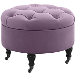 Круглый пуф на ножках Cheryl Pouf варинант исполнения - 1 | Loft Concept в Барнауле