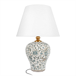 Настольная лампа с цветочной росписью Lamp Flower Painting варинант исполнения - 1 | Loft Concept в Барнауле