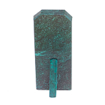 Часы погон ВС подарочные настольные из натурального камня Змеевик Military Clock варинант исполнения - 18 | Loft Concept в Барнауле