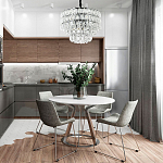 Люстра с хрустальными подвесками в виде капель Antoine Crystal Drops Chrome Chandelier 9 варинант исполнения - 3 | Loft Concept в Барнауле