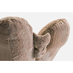 Дизайнерское плюшевое кресло в форме руки бежевое Poltronova Joe Plush Dove Grey варинант исполнения - 1 | Loft Concept в Барнауле