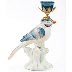 Фарфоровый подсвечник с птицей Eden Garden варинант исполнения - 2 | Loft Concept в Барнауле