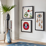 Панно Змея и яблоко вышивка бисер MUSE SNAKE & APPLE BEADED ART варинант исполнения - 1 | Loft Concept в Барнауле