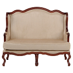 Диван двухместный из натурального бука бежевый Solid Luxury варинант исполнения - 1 | Loft Concept в Барнауле