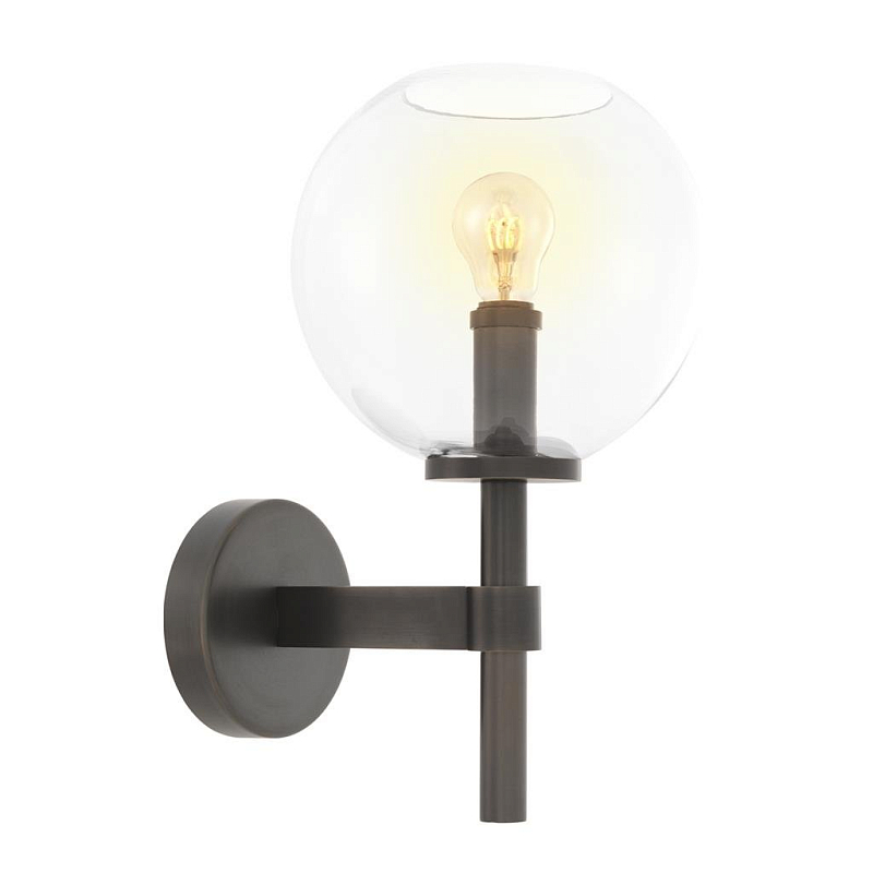 Бра Wall Lamp Jade Bronze Темная бронза Прозрачный (Transparent) Бра Wall Lamp Jade Bronze Темная бронза Прозрачный (Transparent) в Барнауле | Loft Concept