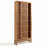 Шкаф из массива тика Okino Wood Cabinet варинант исполнения - 5 | Loft Concept в Барнауле