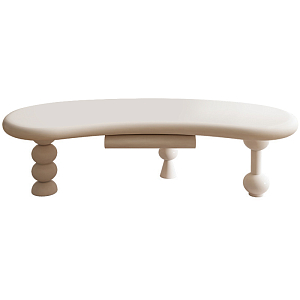 Кофейный стол с ящиком Martina Unique Shape Coffee Table
