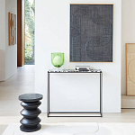 Фигурный приставной столик черного цвета AMORPHOUS варинант исполнения - 4 | Loft Concept в Барнауле