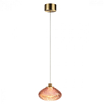 Подвесной светильник с прозрачным стеклянным плафоном округлой формы Effervia  варинант исполнения - 4 | Loft Concept в Барнауле