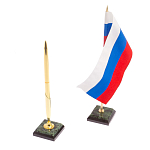 Настольный письменный набор из нефрита на ножках Executive Recruitment варинант исполнения - 4 | Loft Concept в Барнауле