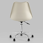 Офисный стул на металлическом основании EGGERY Beige варинант исполнения - 4 | Loft Concept в Барнауле