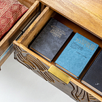 Комод с выдвижными ящиками и фактурным фасадом Termite варинант исполнения - 6 | Loft Concept в Барнауле