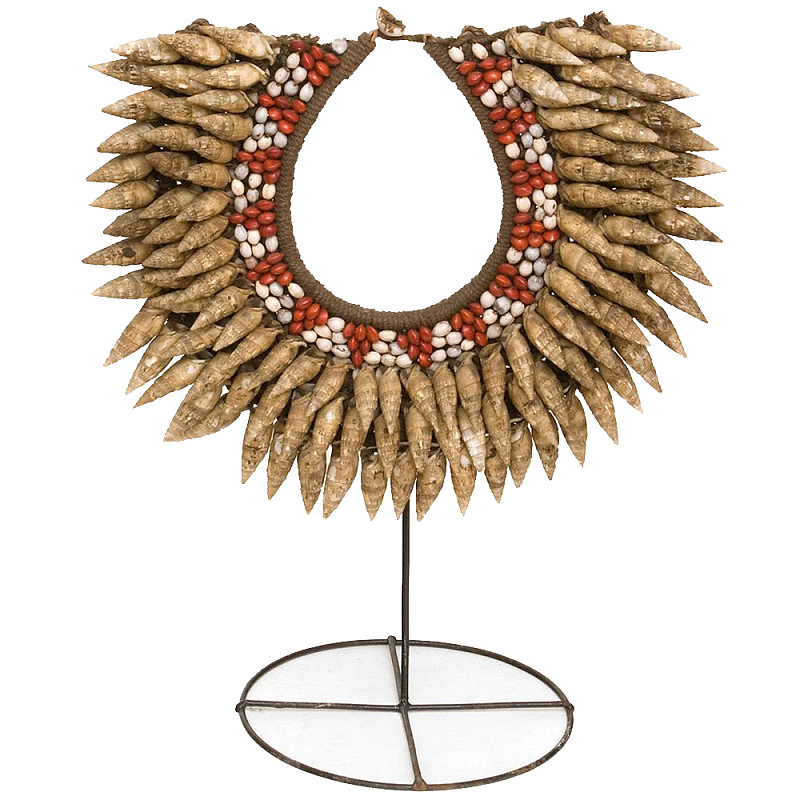 Этническое ожерелье из ракушек на подставке Ethnic Necklace Sharp Shells Коричневый Красный Белый Этническое ожерелье из ракушек на подставке Ethnic Necklace Sharp Shells Коричневый Красный Белый в Барнауле | Loft Concept